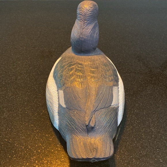 Vintage Life Sized Ring-Necked Duck Drake Decoy. Artist carved & texturized 2003 - Picture 6 of 13
